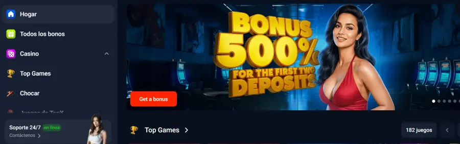 Topx casino online